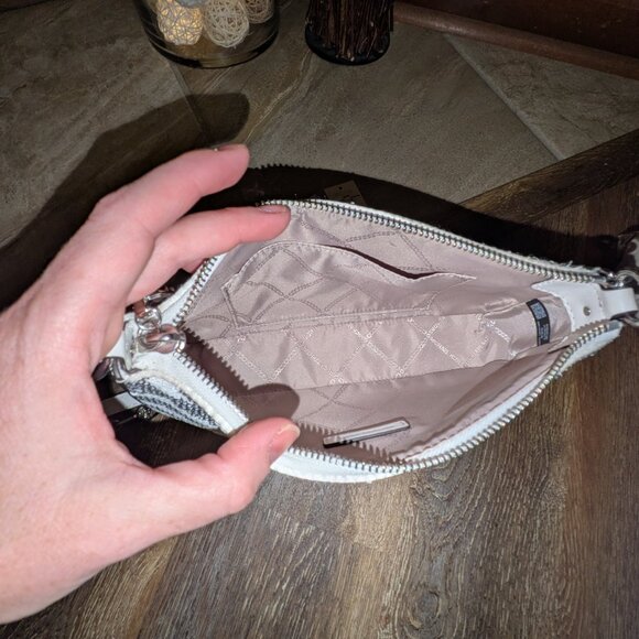 NWT Michael Kors Empire Silver Chain Pouchette - Picture 7 of 8